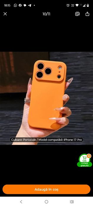 Iphone17 pro husa diverse culori