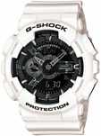 Ceas Sport Casio G-Shock GA-110 GW 7A Alb Negru – Nou, Garanție 2 Ani