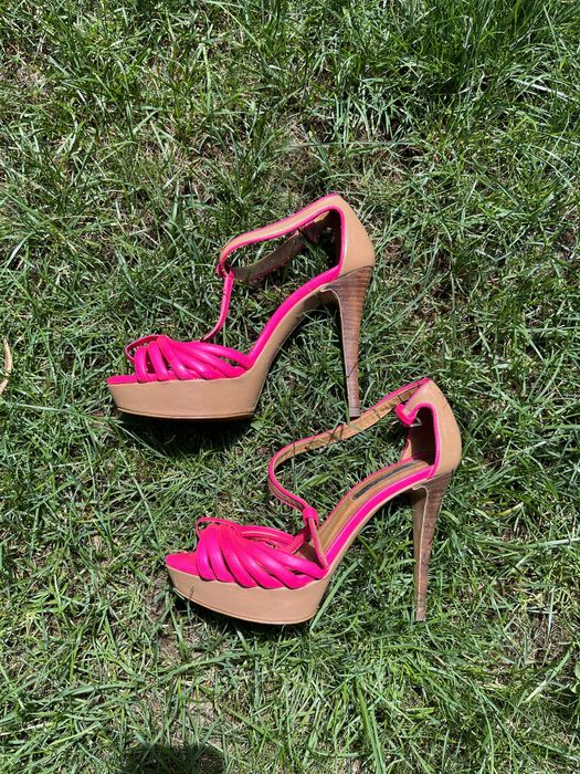 Sandale toc si platforma Zara