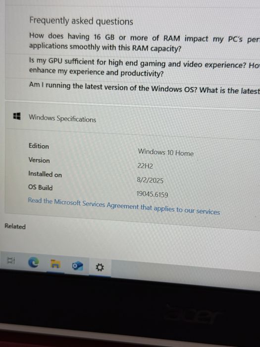 Acer Nitro 5 | Intel i7 7700HQ | 256 GB SSD | 16 GB RAM |