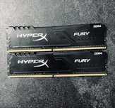 Оперативки HiperX Fury 2x8 ddr4 2666Mhz