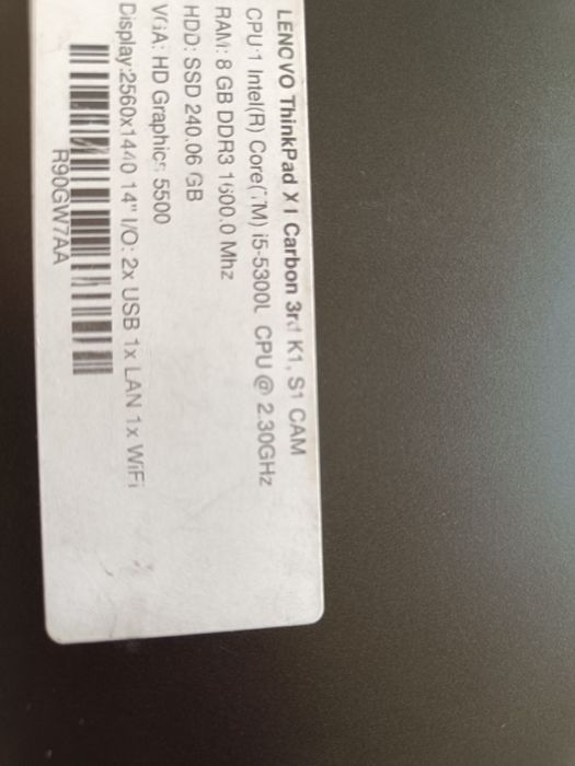 Lenovo Ultra book X1