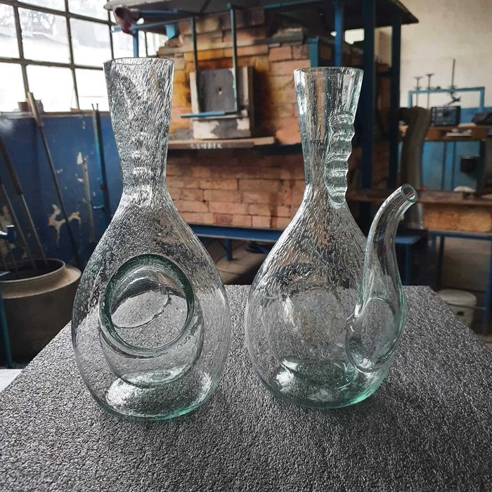 carafe vin cu buzunar pentru gheata