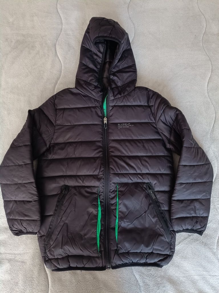 Черен спортен панталон,долнище и есенно яке Resreved, Primark 134-140