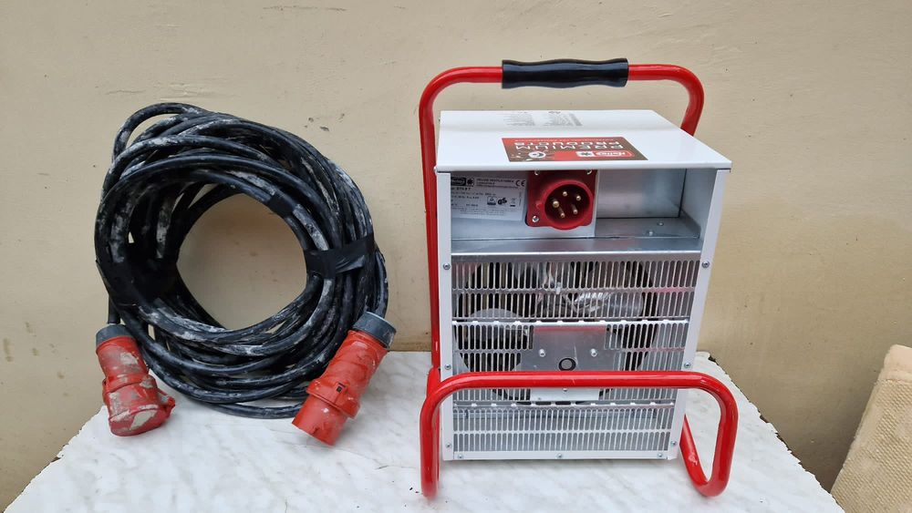 Termoventilator Helios STH9T cu temporizator 3 faze , 400V , 9kW
