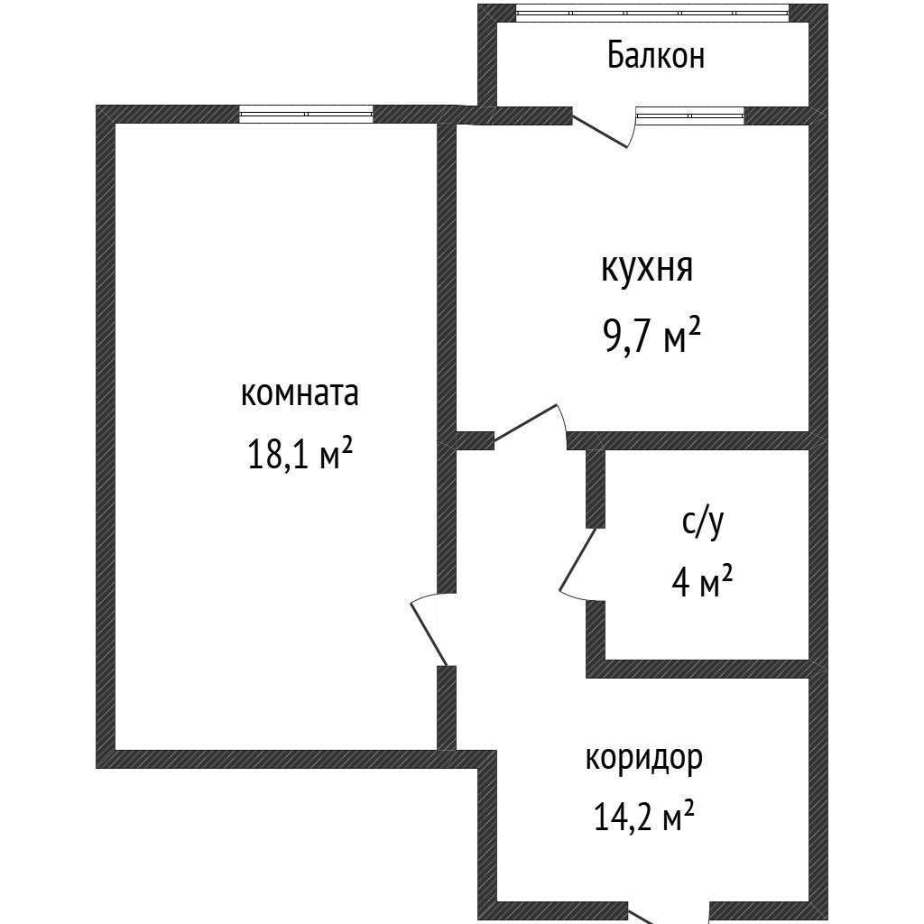 Продам однокомнатную в Центре