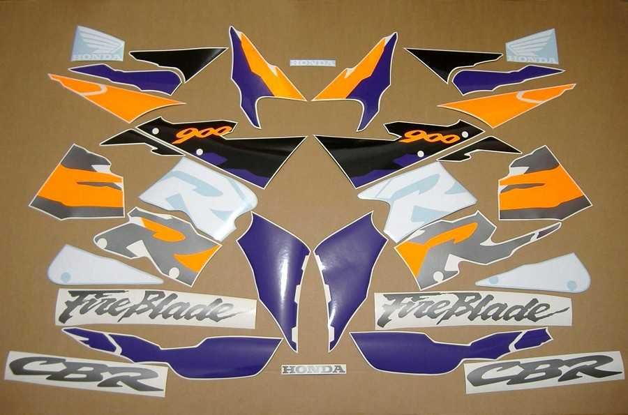 Стикери Honda CBR 919RR Fireblade 1996-1999 хонда цбр 919рр rr лепенки