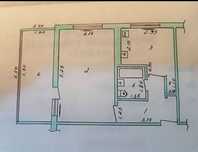 1/3/4 БАЛКОН 2*6 Экобазар Феруза-1, 221-школа. Площадь 42м²