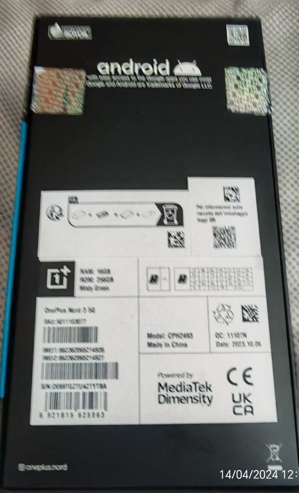 OnePlus Nord 3 Ram 16Gb Rom 256 Gb