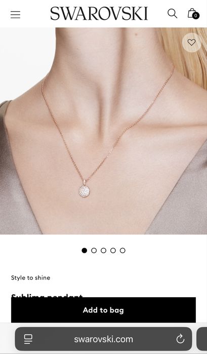 Colier/lantisor Swarovski