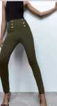 Pantaloni zara kaki M