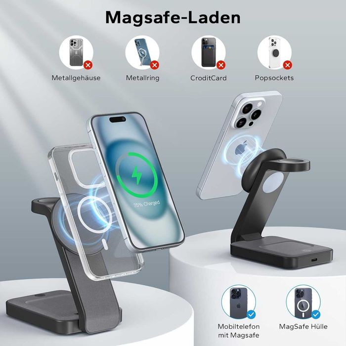 Преносимо безжично зарядно за пътуване