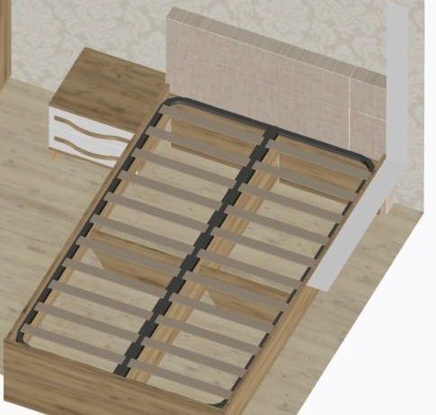 Кровать полуторка