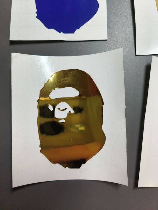 Sticker vinyl bape glossy