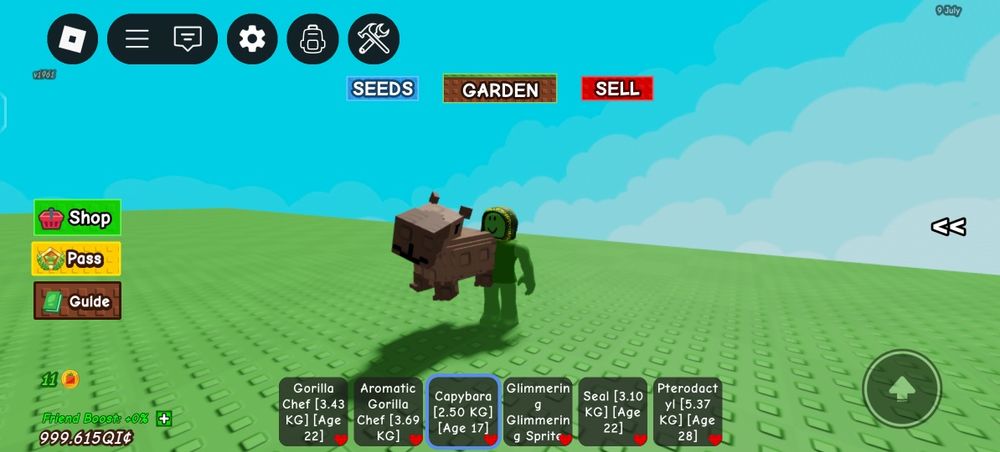 Мун кет, капибара, мотылек вырасти сад роблокс grow a garden roblox