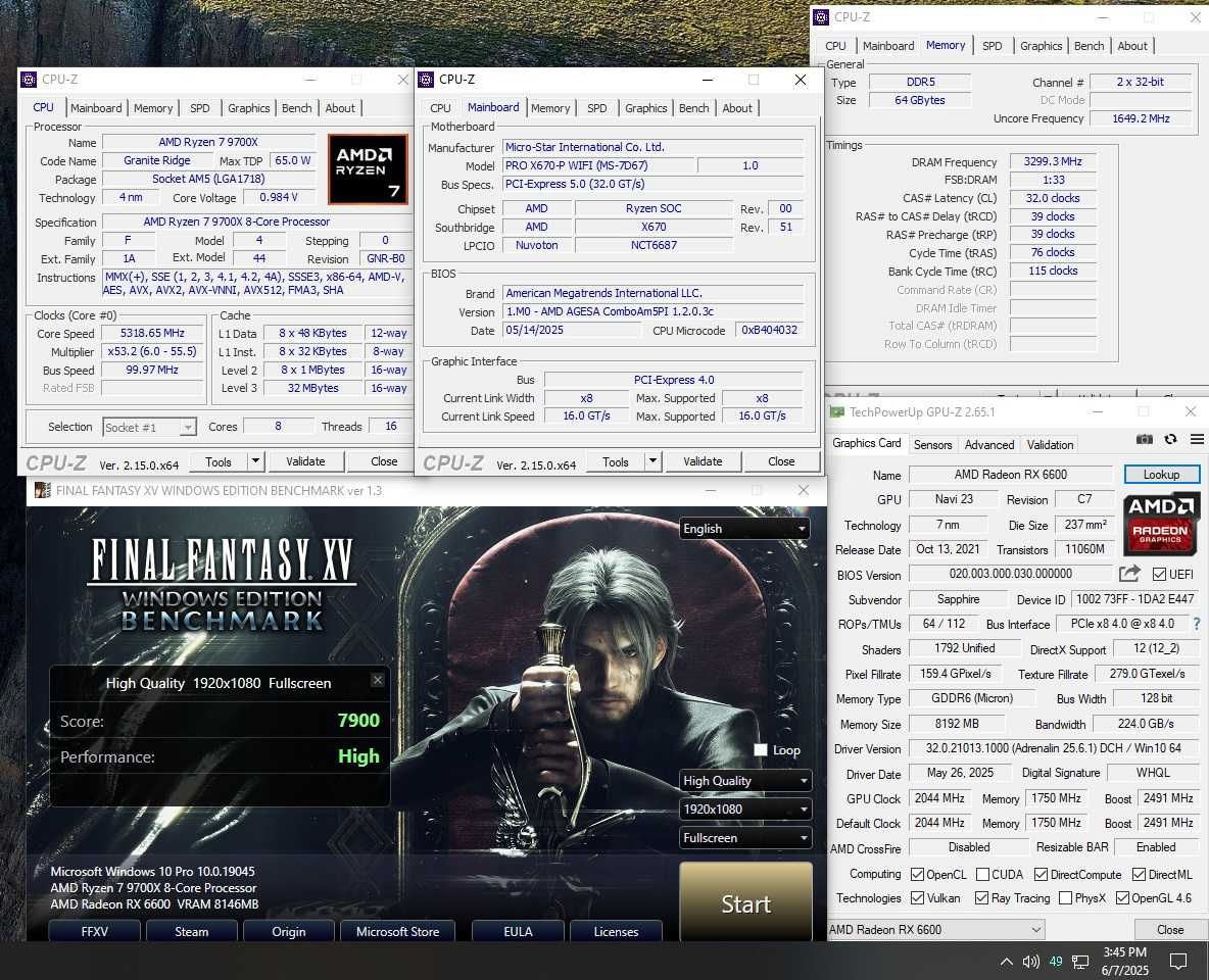 Sapphire Pulse RX 6600 8GB AMD Radeon