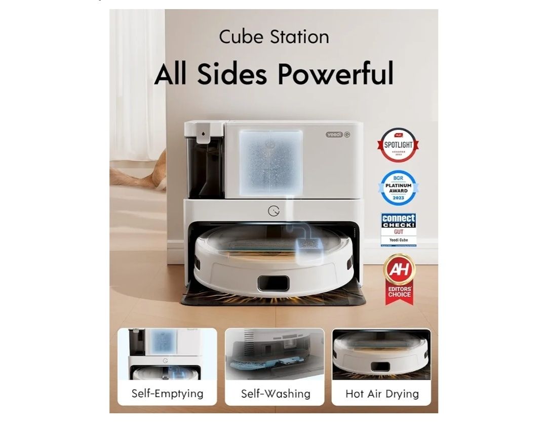 Robot aspirator, aspirator inteligent Yeedi Cube