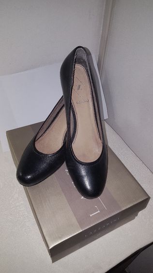 pantofi dama negri din piele Lazarini, marimea 40