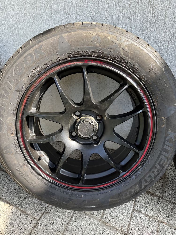 Jante cu anvelope vara Hankook 195/60/15