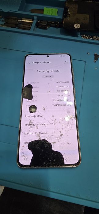 Samsung S21 5G -Piese- Placă Bază - Camere - Baterie - Display