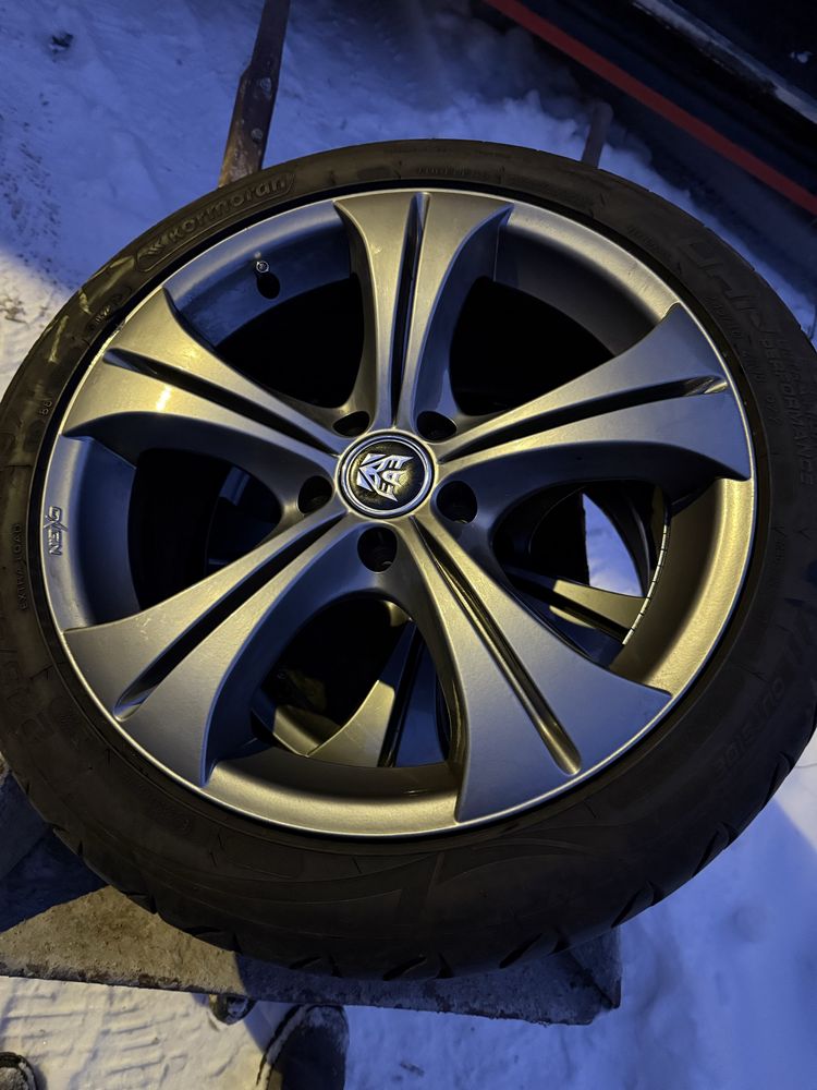 Лети джанти 18 5x112 + 245/40/18 DOT23 Audi VW Seat Skoda Mercedes BMW