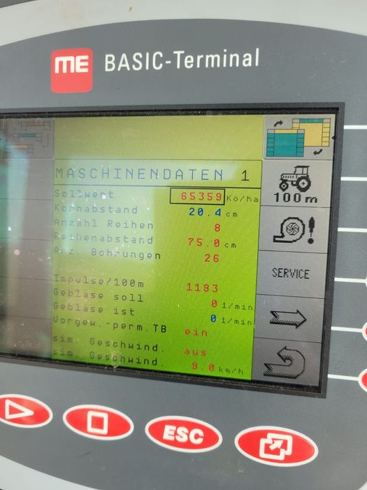 Semanatoare Gaspardo MTER 8 randuri isobos