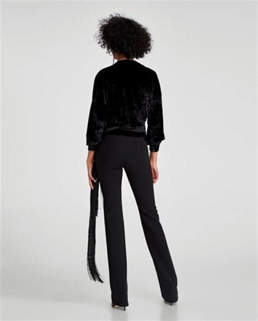 Черная блуза zara