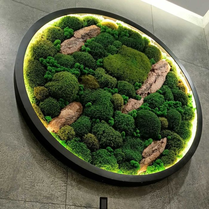 Пано из стабилизированного мха