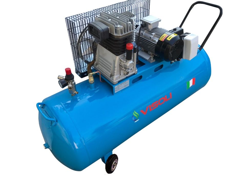 Compresor aer 100L Visoli/10 bari/motor 2,2kw bobinaj cupru