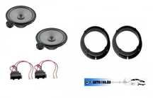 Difuzoare auto componente dedicate VW Passat B5, B5.5, Hertz K 165 sistem 2 căi, 165mm, 75W RMS, 4Ω, set 4 difuzoare5