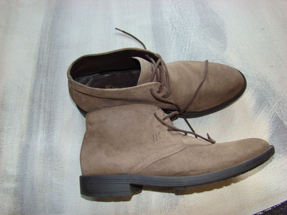 Lumberjack Ankle Boots, beige suede, 43