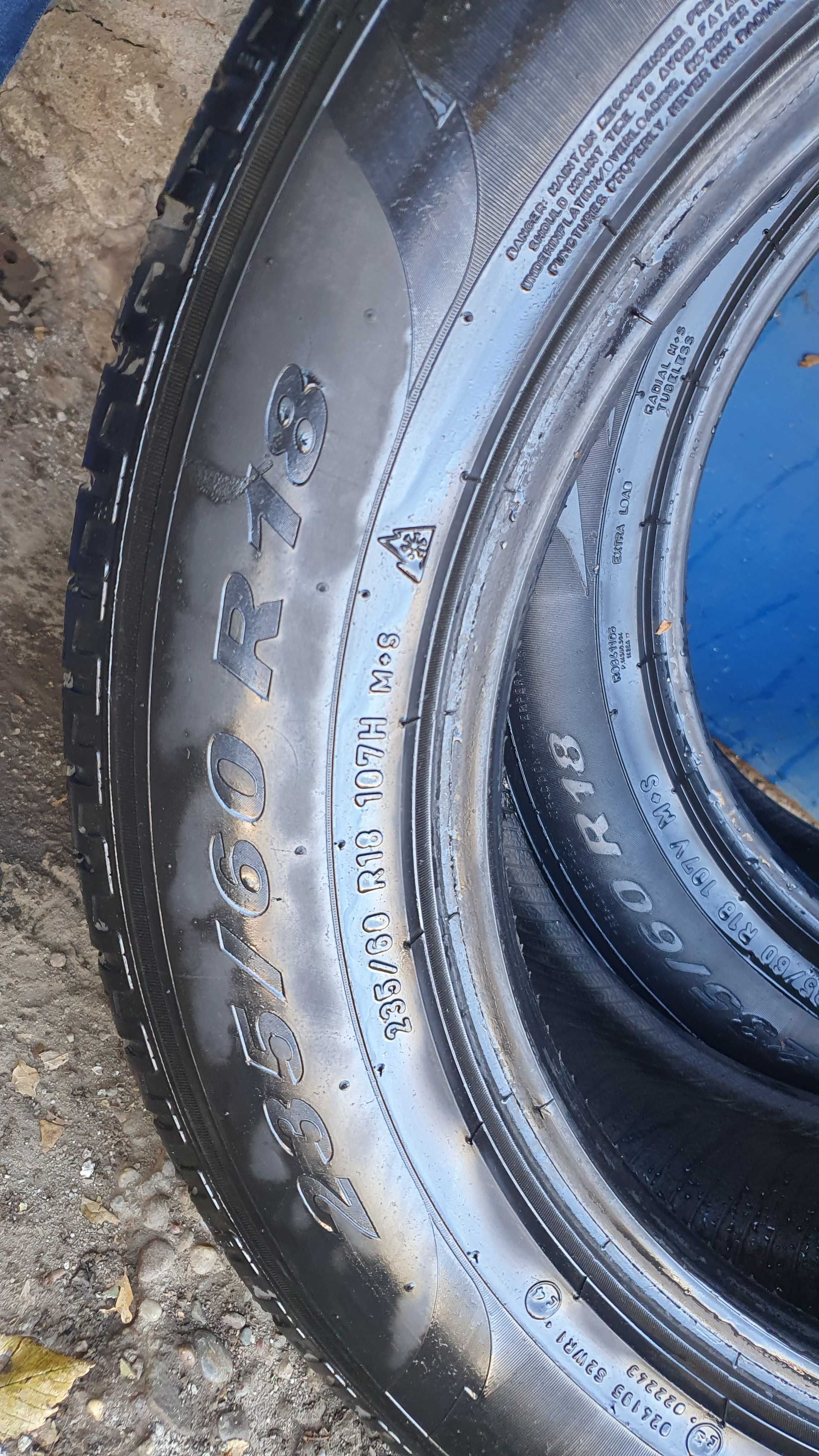 Anvelope 235/60R18 Pirelli, all season vara-iarna, SUV