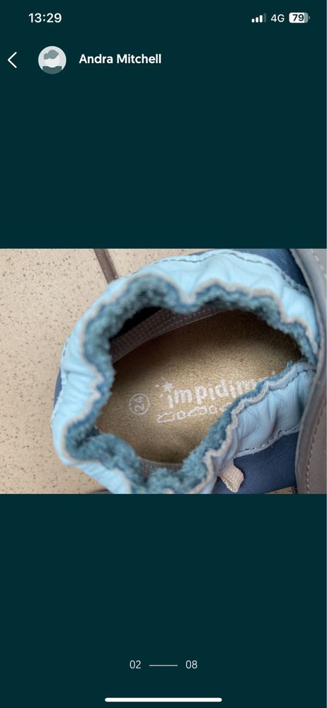Barefoot piele 18-19, 23, 24, 2-3 ani