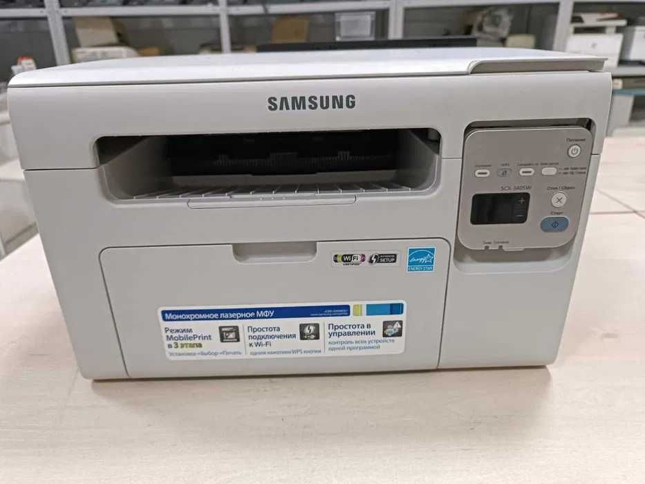МФУ (принтер + сканер) Samsung SCX-3405W — лазерный, Wi-Fi, ч/б