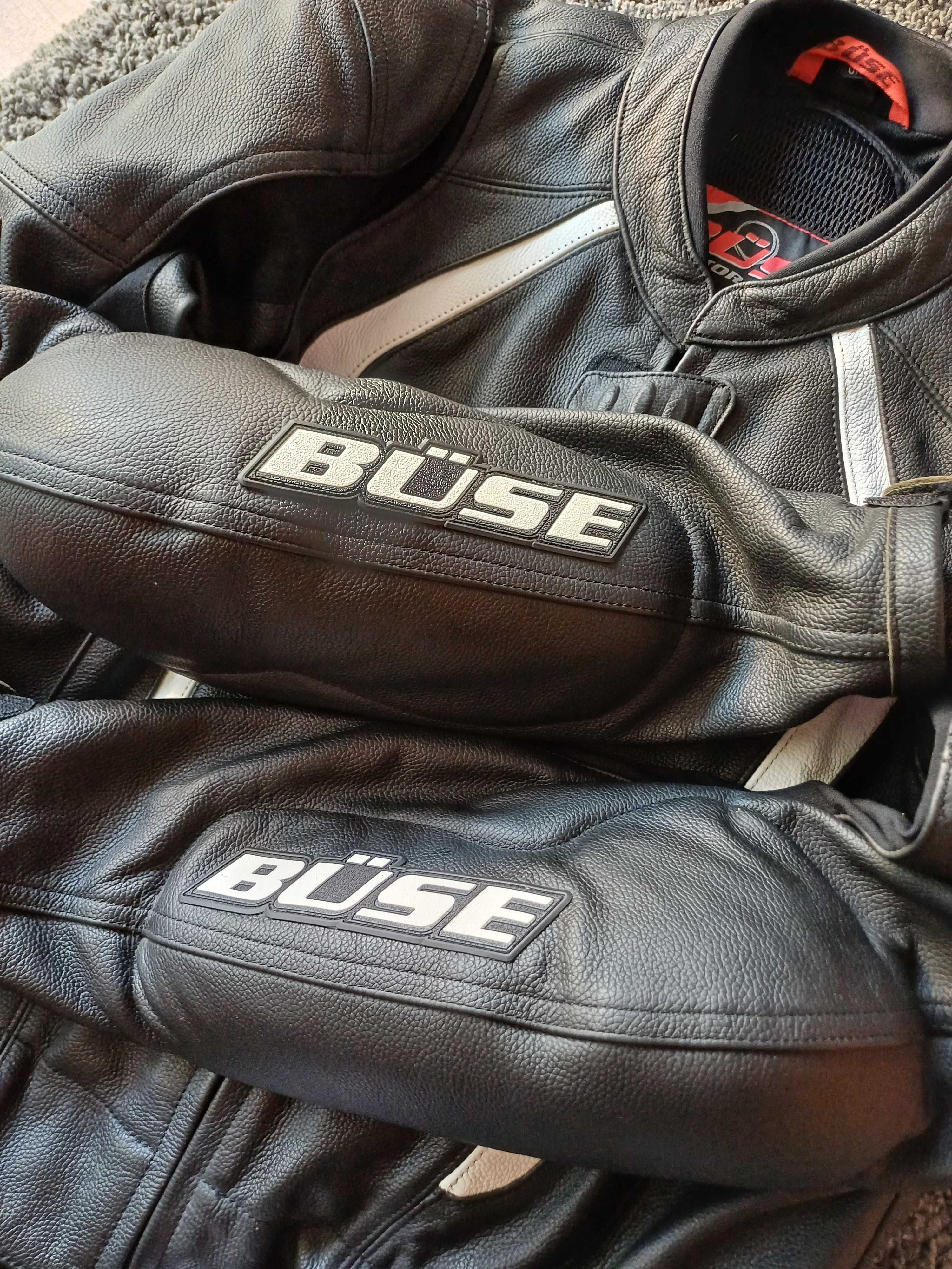 52 L BÜSE Combinezon Costum moto piele din două piese