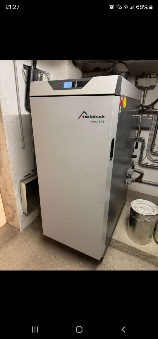 Centrala Bosch Legno one de 34 kw pe lemne