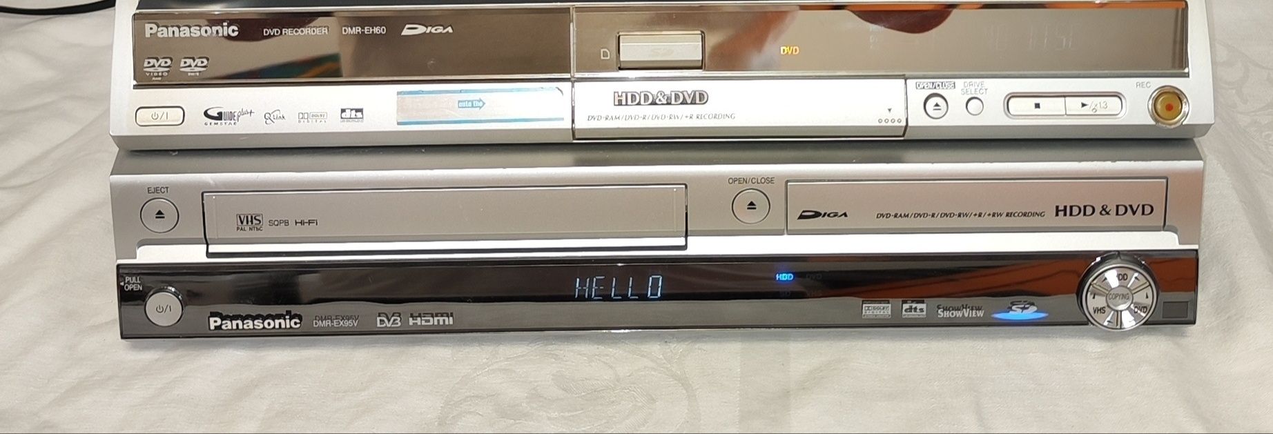 Panasonic DVD VHS HDD