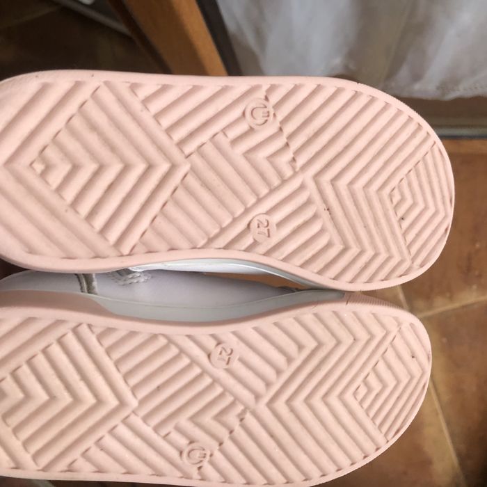 Боти бвло/розово/блясък изк.кожа момиче 27 ном