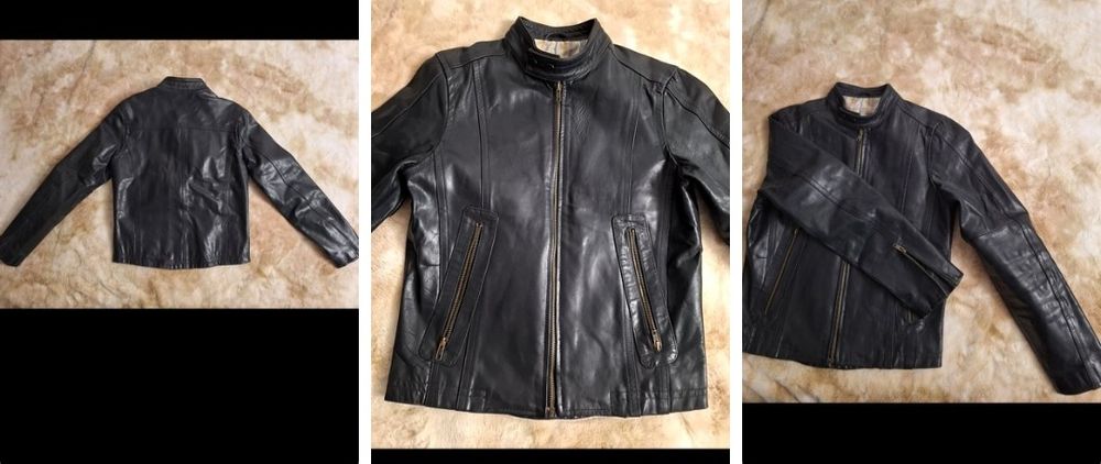 Мъжки якета от естествена кожа Diesel,GIPSY,Bruuns bazaa S,M,L