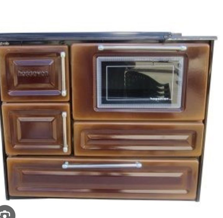 Селска печка Лукс с фурна Чугун/Чугун