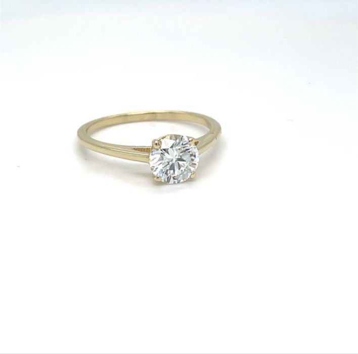 Inel din aur 14k cu diamant lab-grown 1.02 ct - D/VS2 -IGI certificat