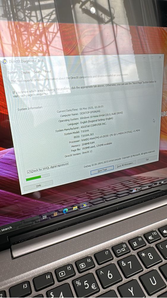 Laptop Tableta Asus 2 in 1 Windows
