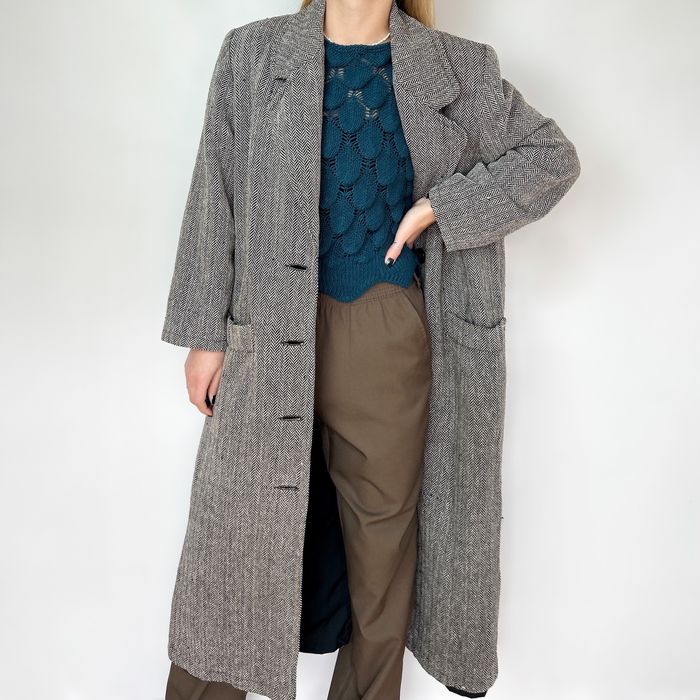 Винтидж дълго палто