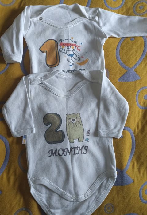 боди для новорожденных от месяца до 12 месяцев б/у