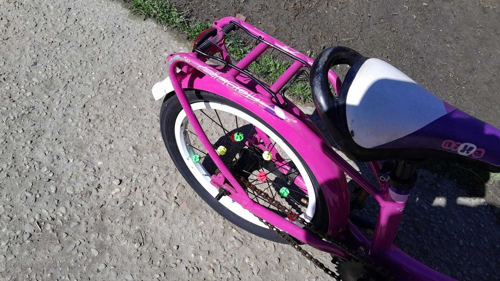 Bicicleta copii Nixe(fetite 3-4.5 ani),16er,single speed,frana clasica