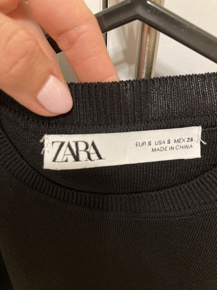 Блузи Zara с шифонен ръкав