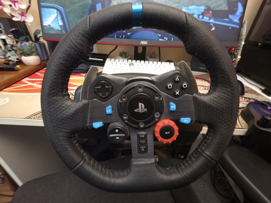 Volan Logitech G29 + pedale + schimbător (shifter)