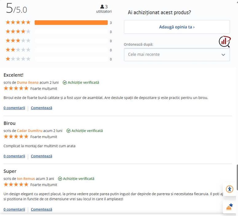 Birou pe colt Arhimed