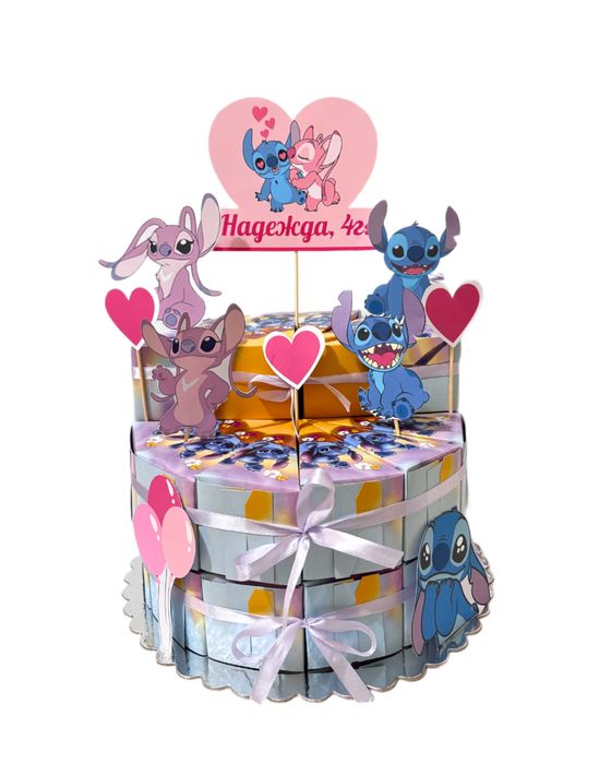 Картонена торта / подаръчета за детски рожден ден