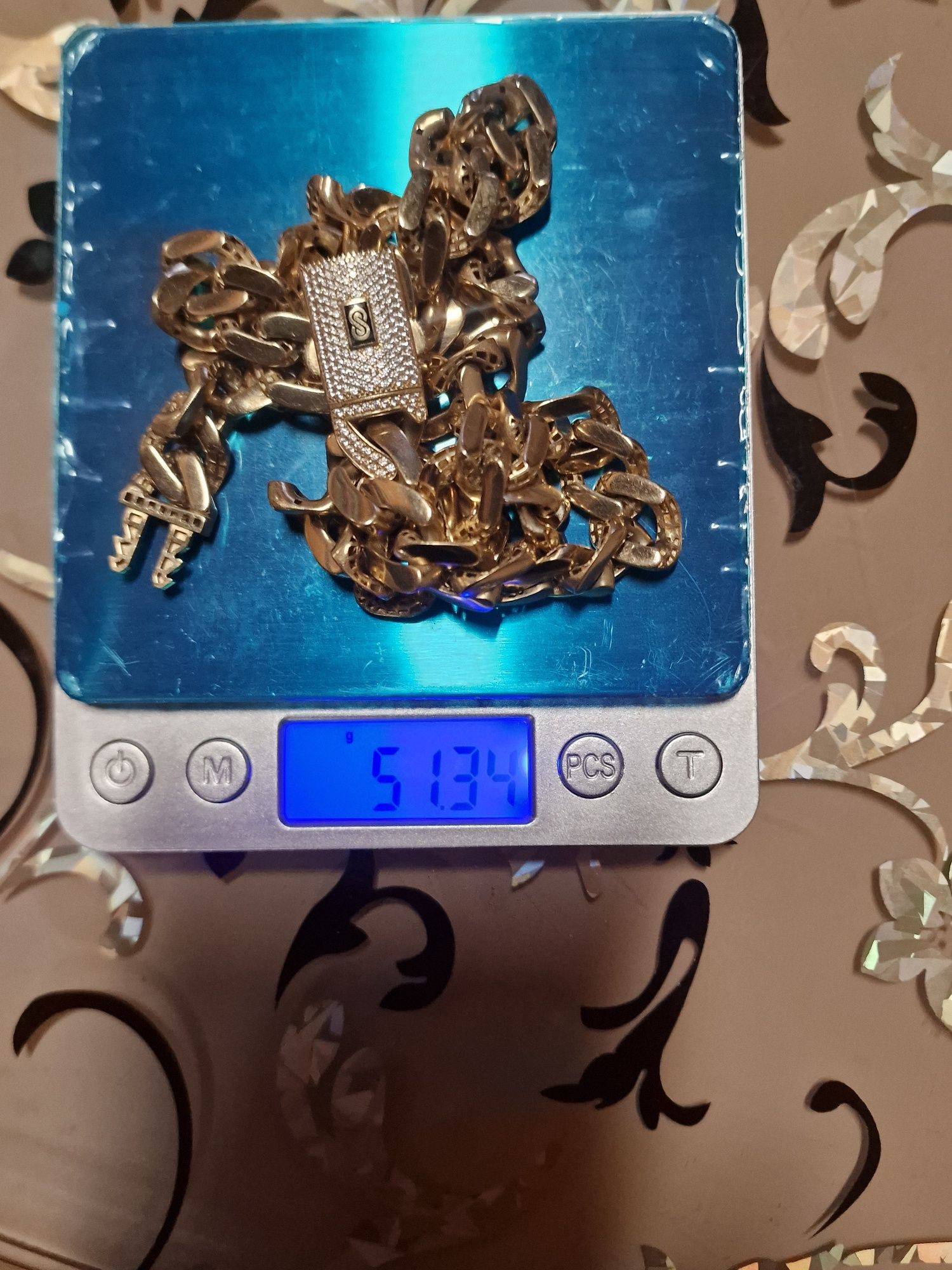 Lant/Bratara Aur 14k Cuban